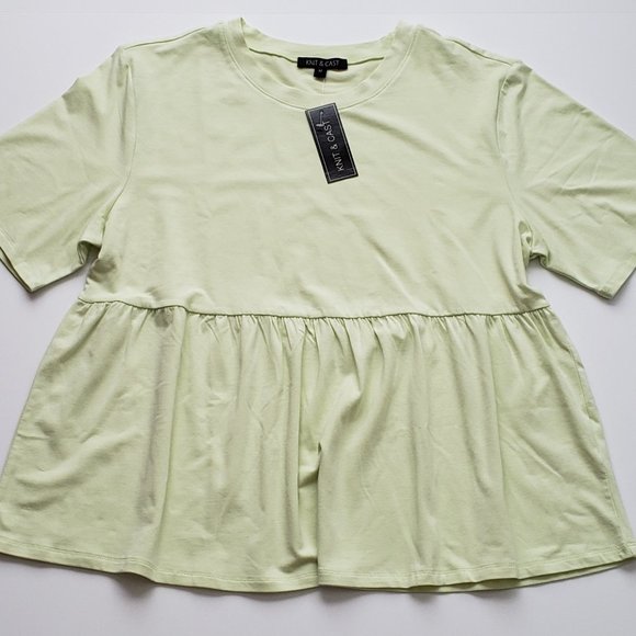 KNIT & CAST Peplum Blouse - Picture 2 of 4